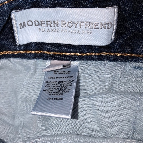 Express size 4 blue jeans-modern boyfriend - Picture 7 of 8